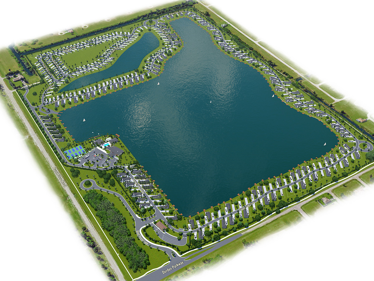 Aerial Rendering example 1