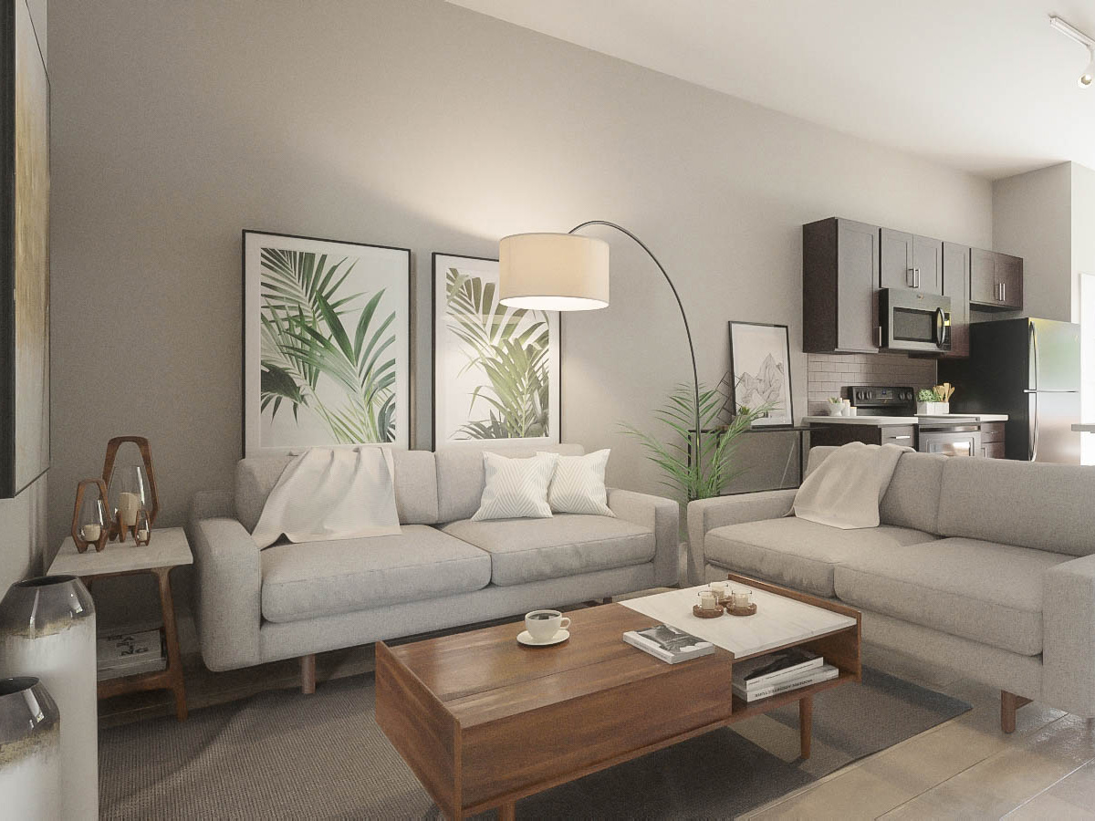 Interior Rendering example