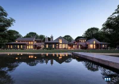 Elk Lake Retreat: Photoreal Rendering in Architectural Design