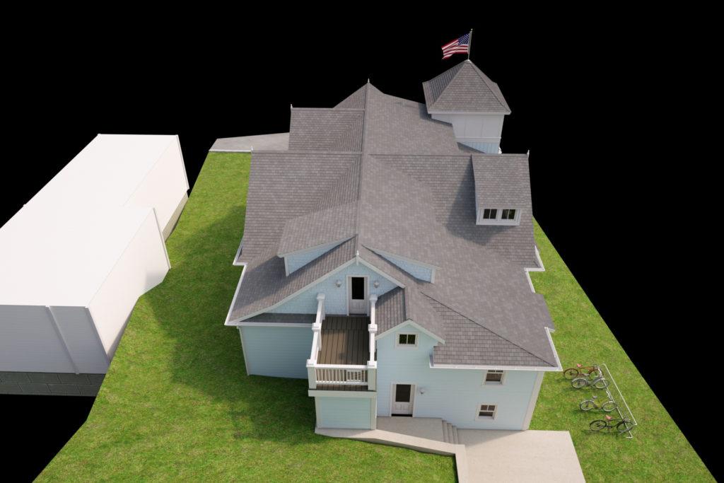Architectural rendering of home 3D design model