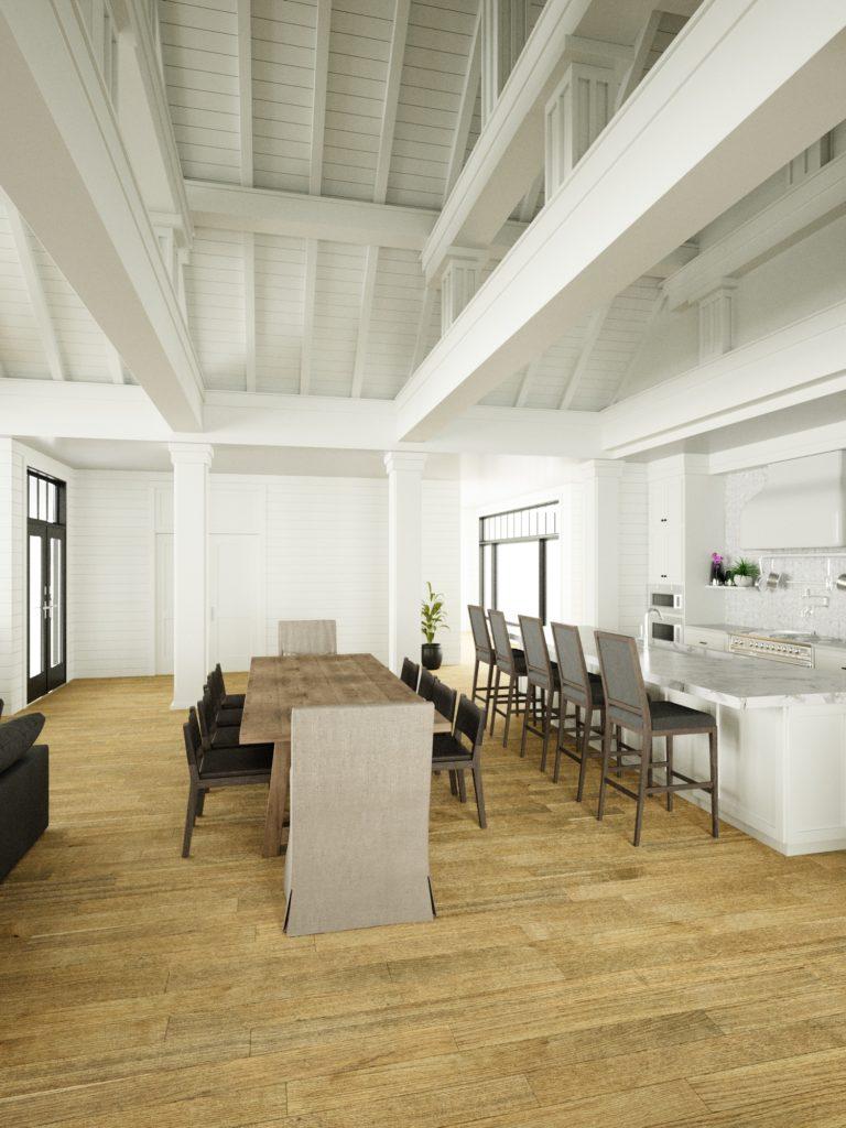 Architectural rendering of home 3D design model