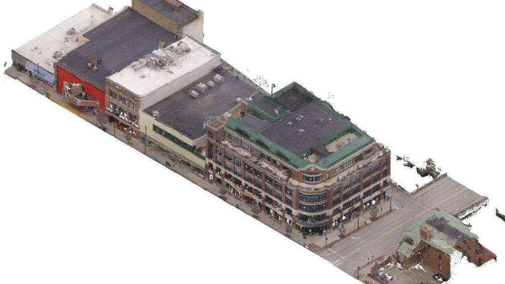 3D scan commercial building