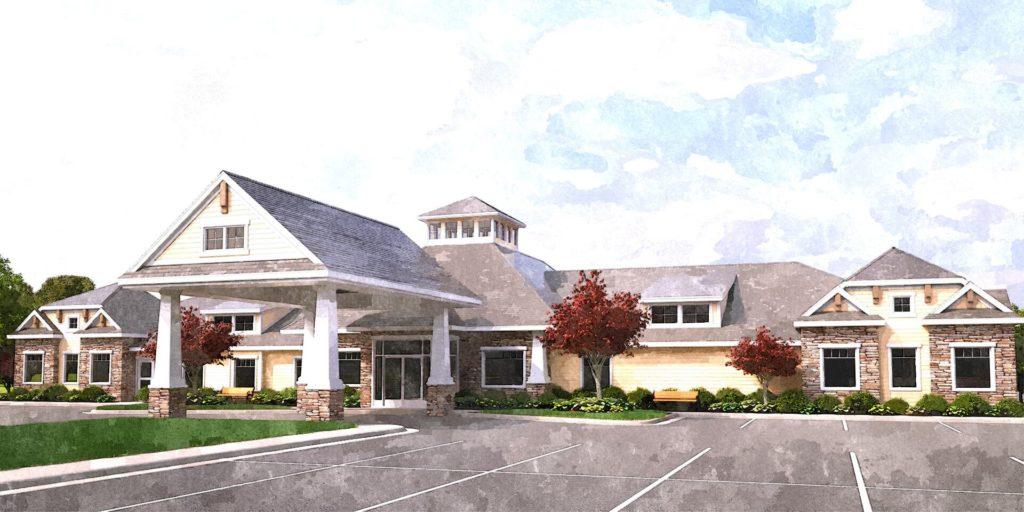 Architectural Rendering assisted living 3d model