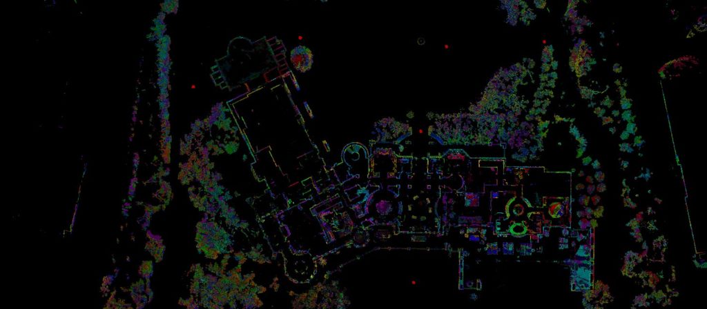 3D Site analysis house lidar scan pointcloud