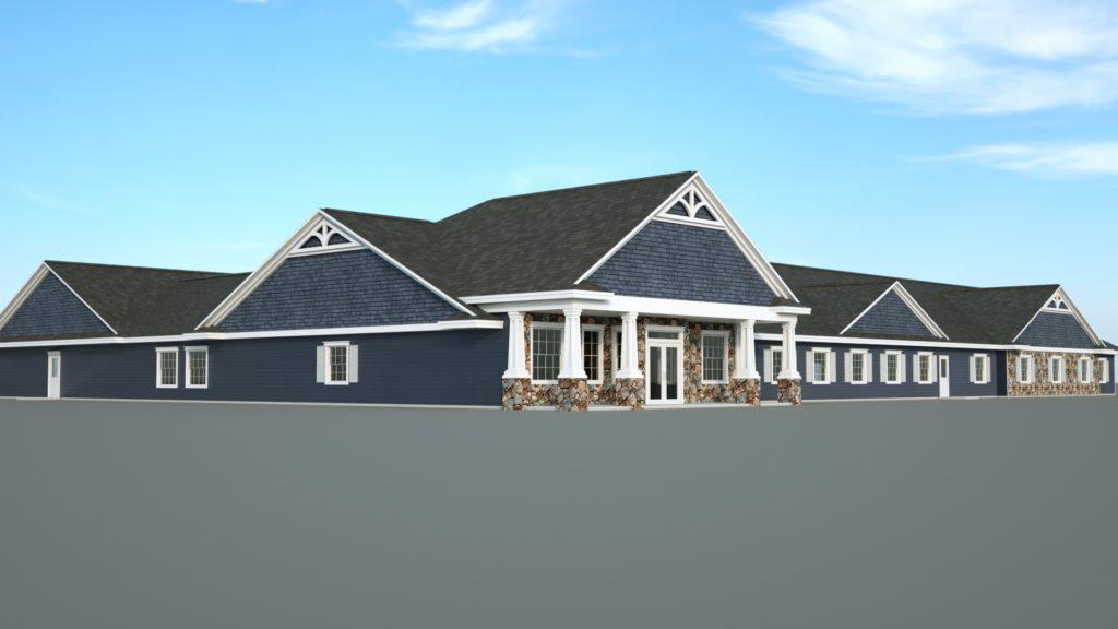 architectural rendering assisted living 3D model
