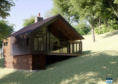 Architectural Renderings: Glen Arbor Residence