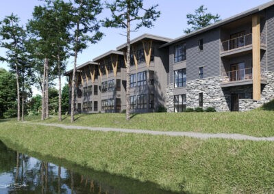 Architectural Renderings: Dow Residence Hall