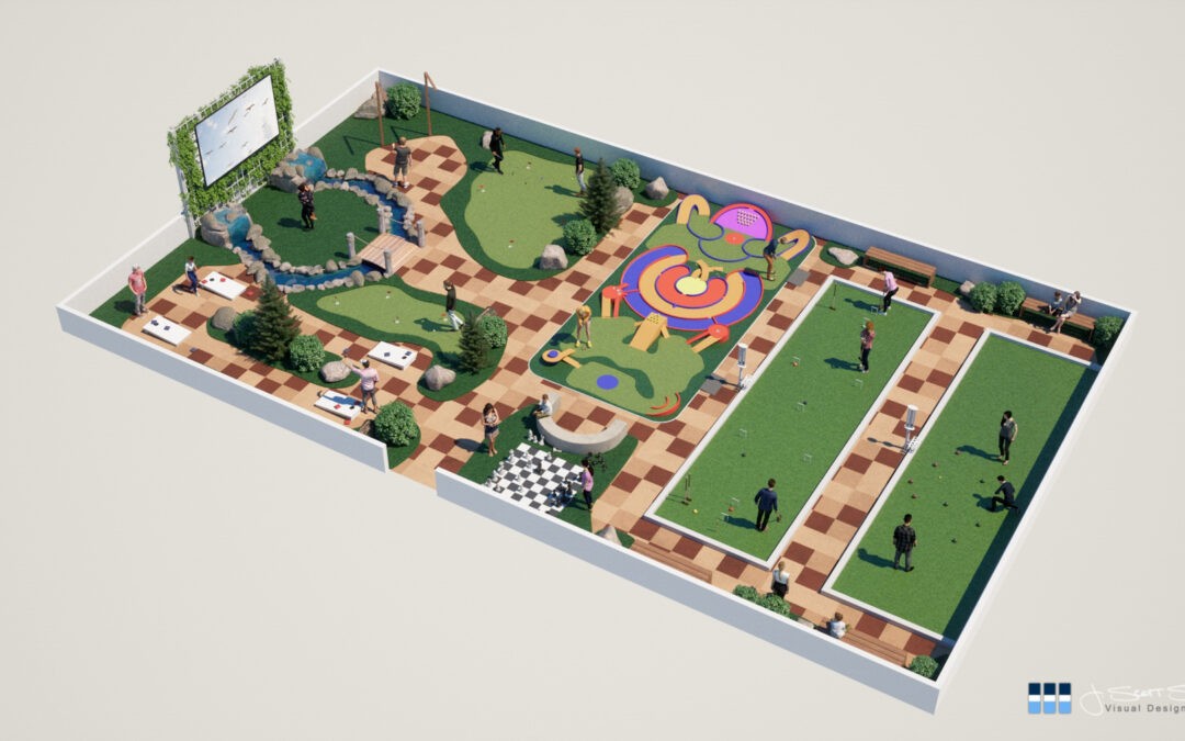 Architectural Renderings: Walk in the Park