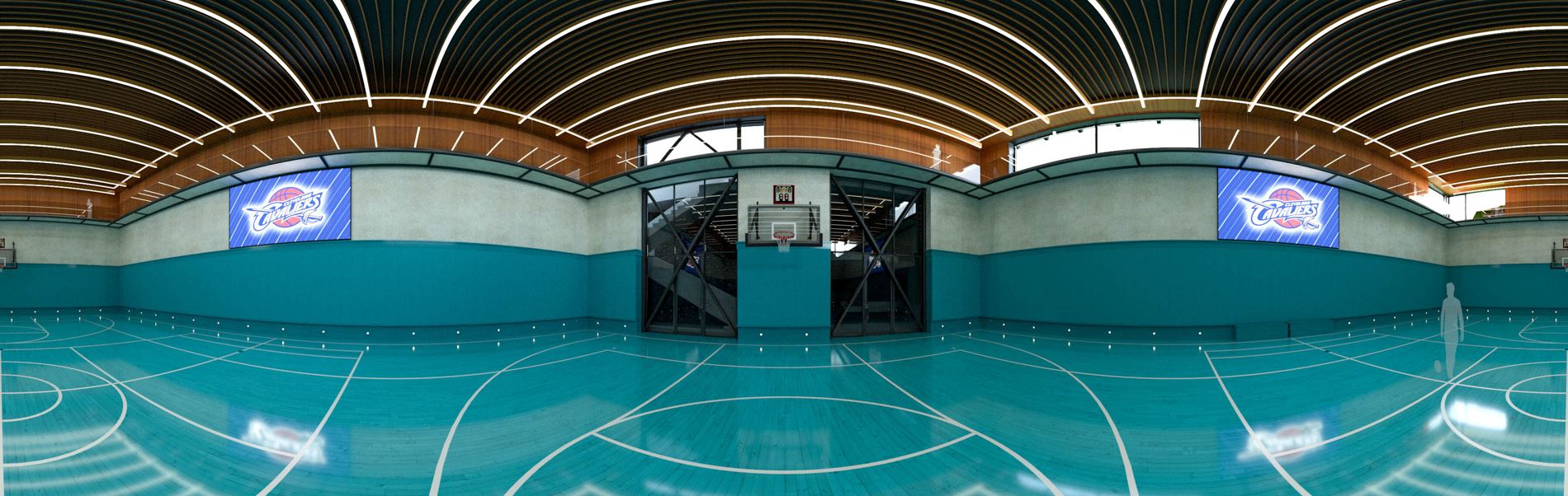 360 spherical panorama rendering