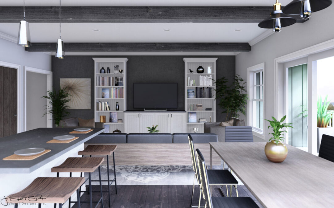 Interior Architectural Visualization: Crafting Distinctive Living Spaces at 215 River Street